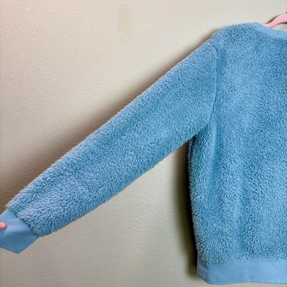 POLO RALPH LAUREN Polo Sport Blue Plush Pullover Sweater Men's‎ Medium M